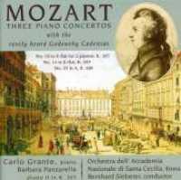 MOZART, W.A. - Three Piano Concertos