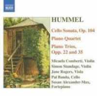 HUMMEL, J.N. - Cello Sonata-piano Quarte