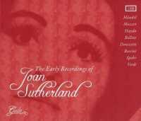 SUTHERLAND, JOAN - Early Recordings Of